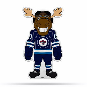 Winnipeg Jets Pennant Shape Cut Mascot Design