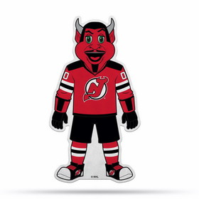 New Jersey Devils Pennant Shape Cut Mascot Design
