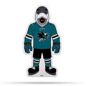 San Jose Sharks Pennant Shape Cut Mascot Design