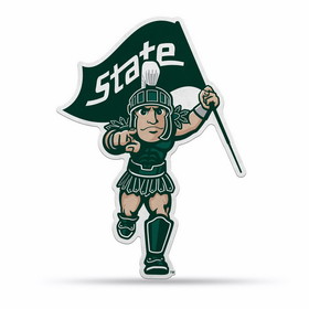 Michigan State Spartans Pennant Shape Cut Mascot Design