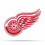 Detroit Red Wings Pennant Shape Cut Logo Design