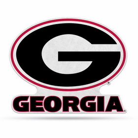 Georgia Bulldogs Pennant Shape Cut Logo Design