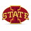 Iowa State Cyclones Pennant Shape Cut Logo Design