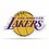 Los Angeles Lakers Pennant Shape Cut Logo Design