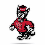 North Carolina State Wolfpack Pennant Shape Cut Mascot Design