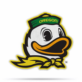 Oregon Ducks Pennant Shape Cut Mascot Design