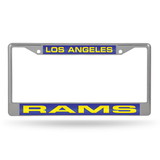 Los Angeles Rams License Plate Frame Laser Cut Chrome