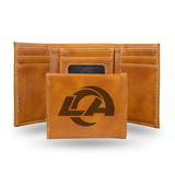 Los Angeles Rams Wallet Trifold Laser Engraved