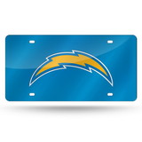Los Angeles Chargers License Plate Laser Cut Blue
