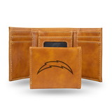 Los Angeles Chargers Wallet Trifold Laser Engraved