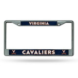 Virginia Cavaliers License Plate Frame Chrome Printed Insert