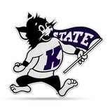 Kansas State Wildcats Pennant Shape Cut Mascot Design