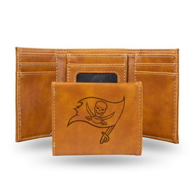 Tampa Bay Buccaneers Wallet Trifold Laser Engraved