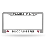 Tampa Bay Buccaneers License Plate Frame Chrome
