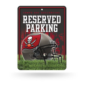 Tampa Bay Buccaneers Metal Parking Sign