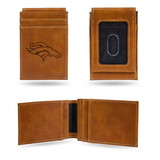 Denver Broncos Wallet Front Pocket Laser Engraved