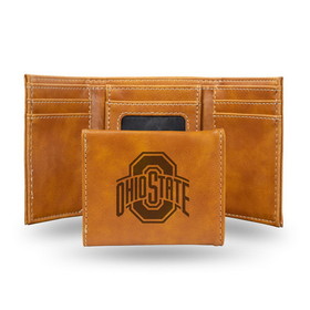 Ohio State Buckeyes Wallet Trifold Laser Engraved