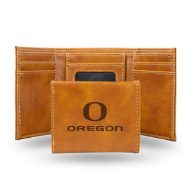 Oregon Ducks Wallet Trifold Laser Engraved