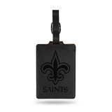 New Orleans Saints Luggage Tag Laser Engraved