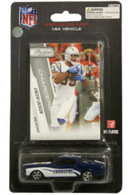 San Diego Chargers Vincent Jackson 1:64 Mustang with Trading Card
