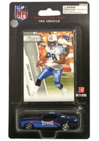 Tennessee Titans Chris Johnson 1:64 Mustang with Trading Card