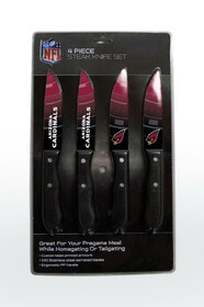 Arizona Cardinals Knife Set Steak 4 Pack