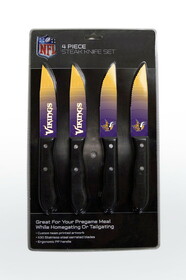 Minnesota Vikings Knife Set Steak 4 Pack