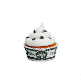New York Jets Baking Cups Large 50 Pack