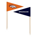 Denver Broncos Toothpick Flags