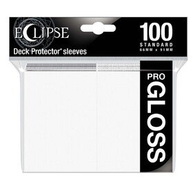 Ultra Pro Eclipse Gloss Standard Sleeves 100 Pack Arctic White