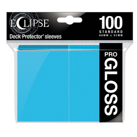 Ultra Pro Eclipse Gloss Standard Sleeves 100 Pack Sky Blue