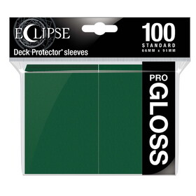 Ultra Pro Eclipse Gloss Standard Sleeves 100 Pack Forest Green