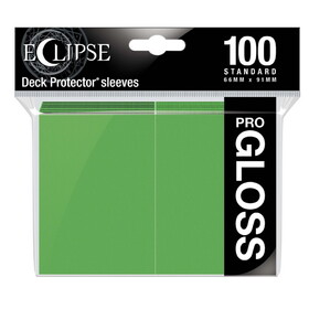 Ultra Pro Eclipse Gloss Standard Sleeves 100 Pack Lime Green