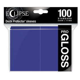Ultra Pro Eclipse Gloss Standard Sleeves 100 Pack Royal Purple
