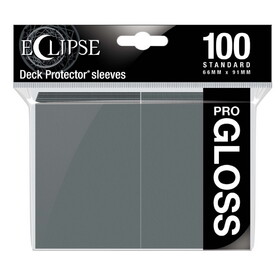 Ultra Pro Eclipse Gloss Standard Sleeves 100 Pack Smoke Grey