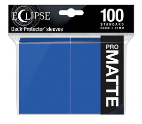 Ultra Pro Eclipse Matte Standard Sleeves 100 Pack Pacific Blue
