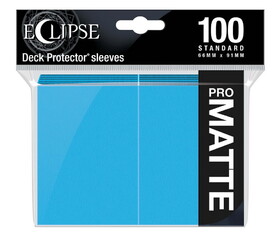 Ultra Pro Eclipse Matte Standard Sleeves 100 Pack Sky Blue