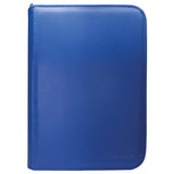 Ultra Pro Vivid 4 Pocket Zippered PRO-Binder Blue