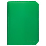 Ultra Pro Vivid 4 Pocket Zippered PRO-Binder Green