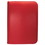 Ultra Pro Vivid 4 Pocket Zippered PRO-Binder Red
