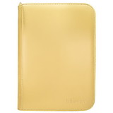 Ultra Pro Vivid 4 Pocket Zippered PRO-Binder Yellow