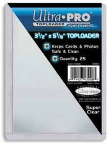 Ultra Pro Toploader - 3.5x5 1/8 Clear (25 per pack)