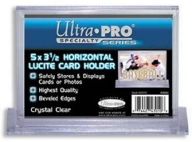 1/2" 3 1/2"x5" Horizontal Lucite Card Holder