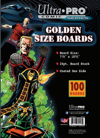 Ultra Pro Boards - Golden 7 1/2" x 10 1/2" (100 per pack)