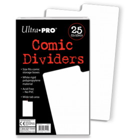 Ultra Pro Comic Storage Dividers (25 per pack)