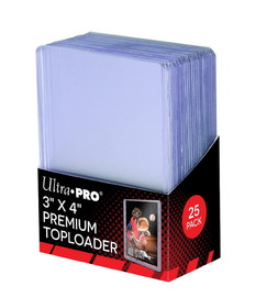 Ultra Pro Toploader - 3x4 Clear Premium (25 per pack)