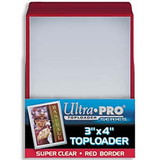 Ultra Pro Toploader - 3x4 Red (25 per pack)