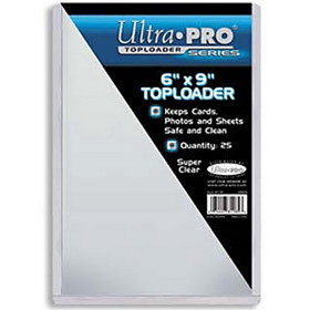 Ultra Pro Toploader - 6x9 (25 per pack)