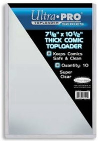 Ultra Pro Toploader - Thick Comic 7-1/8 x 10-1/2 (10 per pack)