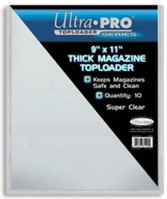 Ultra Pro Toploader - 9"x11 1/2" Magazine (10 per pack)